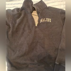 Super cute Navy John Galt (brandy Melville) quarter zip!